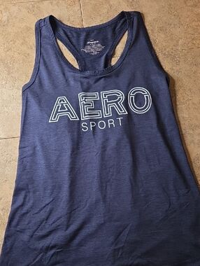 Aeropostale Navy Tank with AERO SPORT Logo